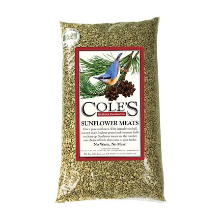 Coles Cole's Assorted Species Sunflower Meats Wild Bird Food 5 lb SM05